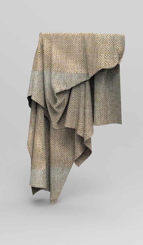 Set 6 in 1 Cloth 2 Low-poly 3D model_8