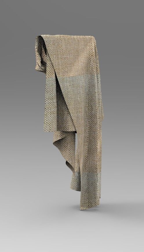 Set 6 in 1 Cloth 2 Low-poly 3D model_11