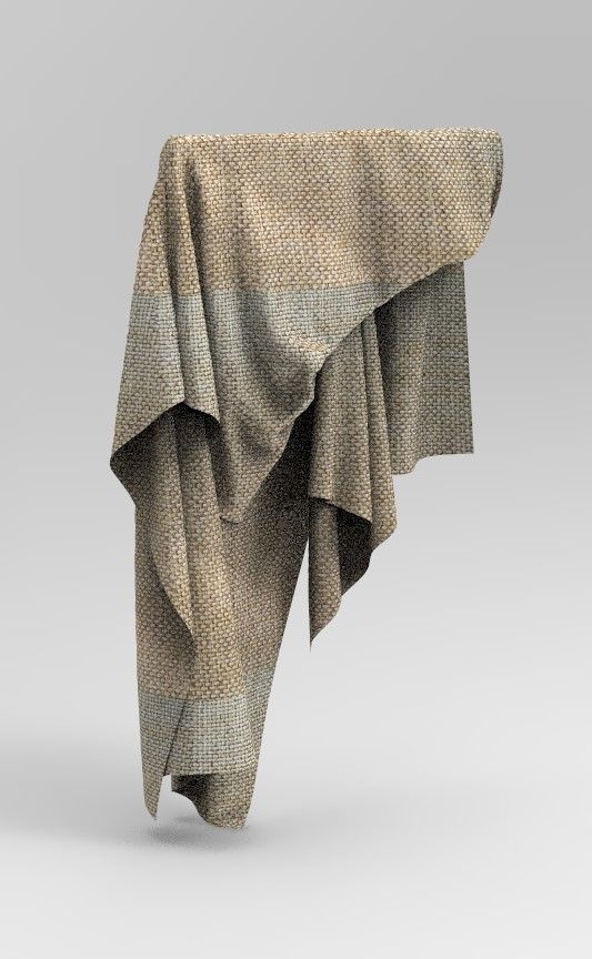 Set 6 in 1 Cloth 2 Low-poly 3D model_1