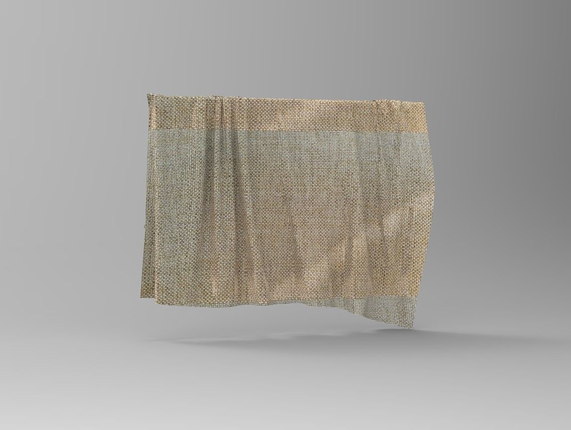 Set 6 in 1 Cloth 2 Low-poly 3D model_26