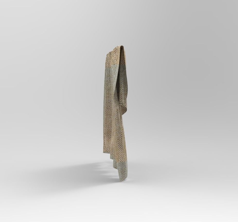 Set 6 in 1 Cloth 2 Low-poly 3D model_28