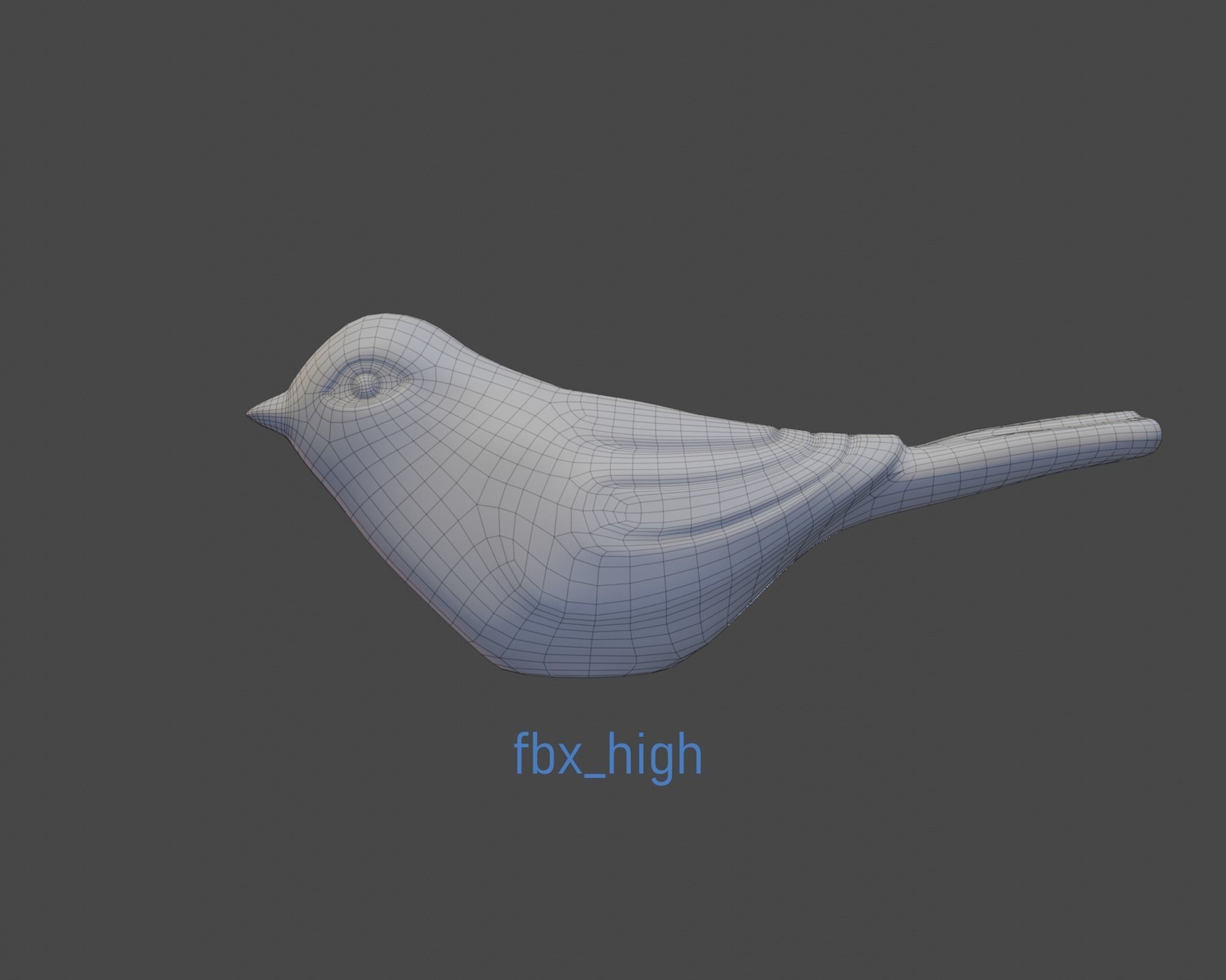 Ceramic bird for 3d print 3D print model_5