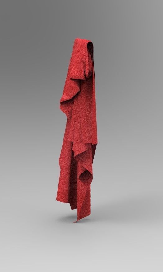 Set 7 in 1 Cloth 3 Low-poly 3D model_12