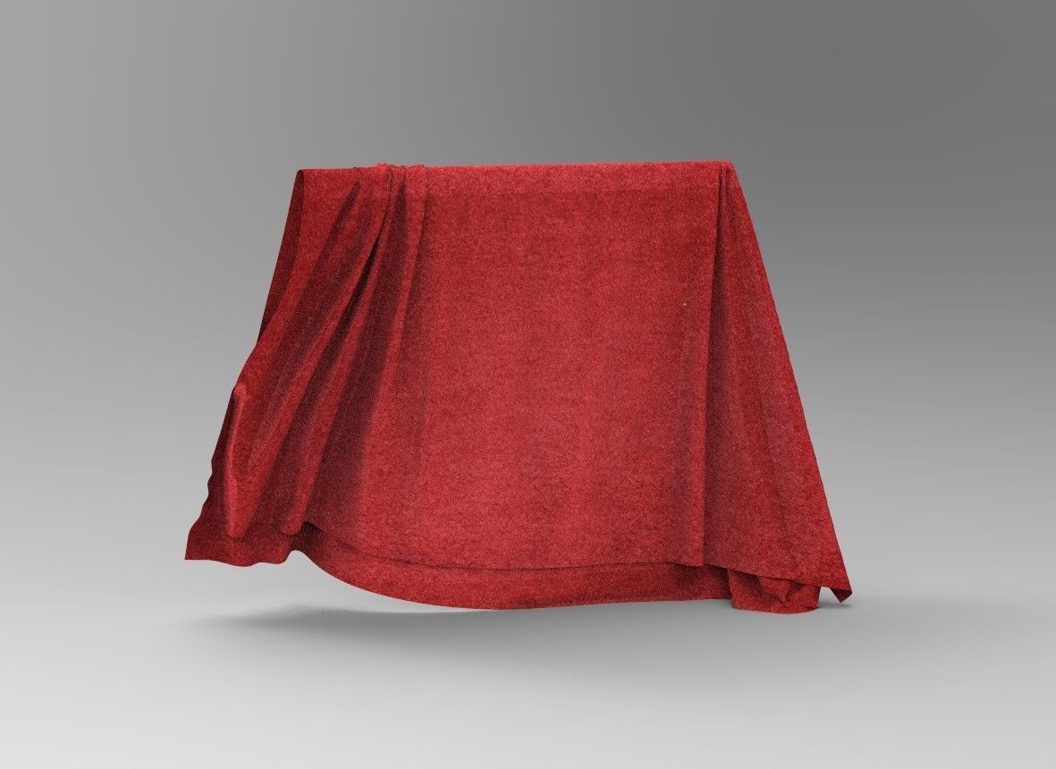 Set 7 in 1 Cloth 3 Low-poly 3D model_2