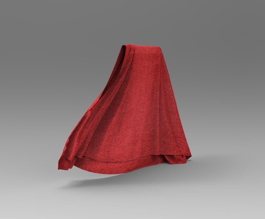 Set 7 in 1 Cloth 3 Low-poly 3D model_19