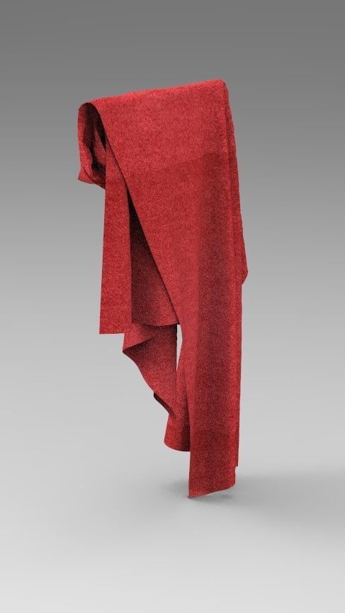 Set 7 in 1 Cloth 3 Low-poly 3D model_13