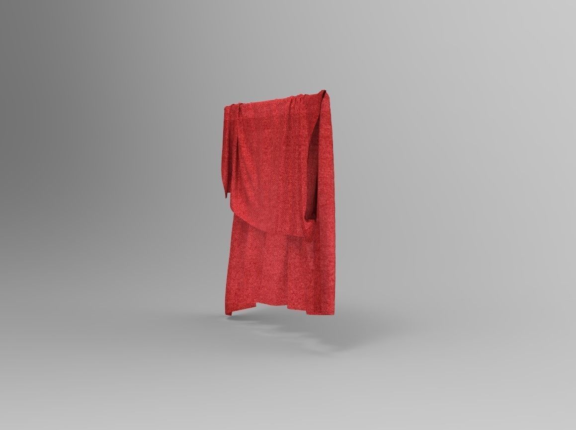Set 7 in 1 Cloth 3 Low-poly 3D model_31