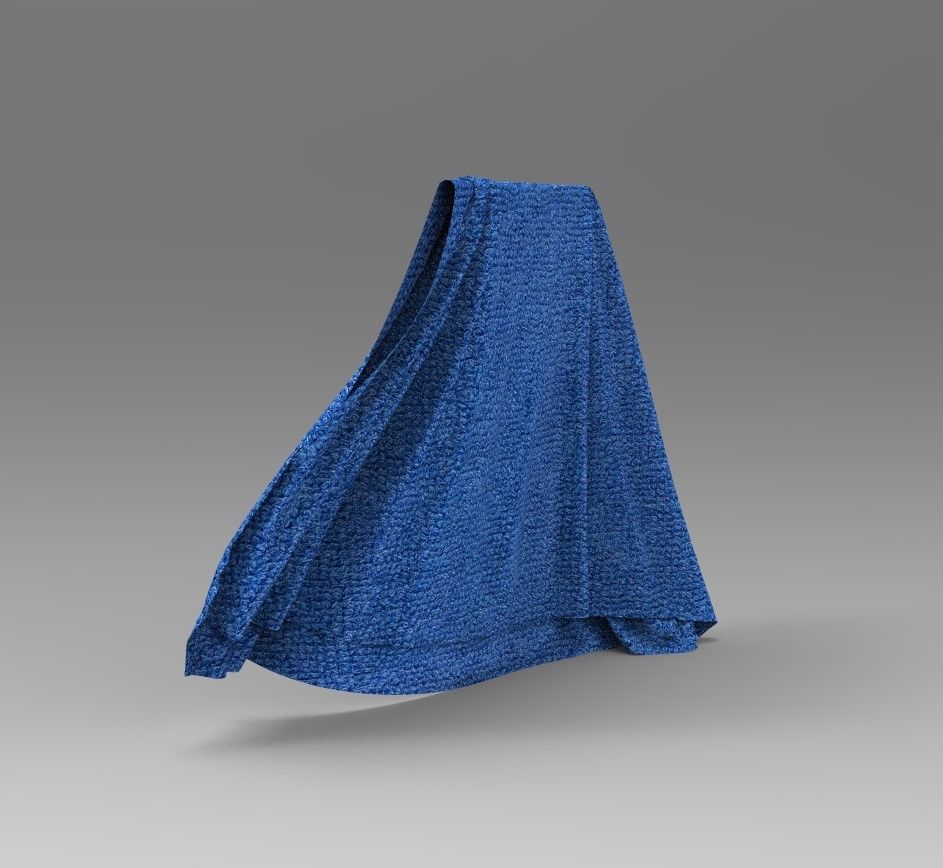 Set 5 in 1 Cloth 5 Low-poly 3D model_1