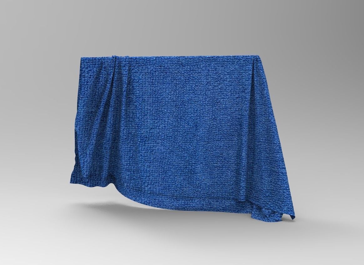 Set 5 in 1 Cloth 5 Low-poly 3D model_16