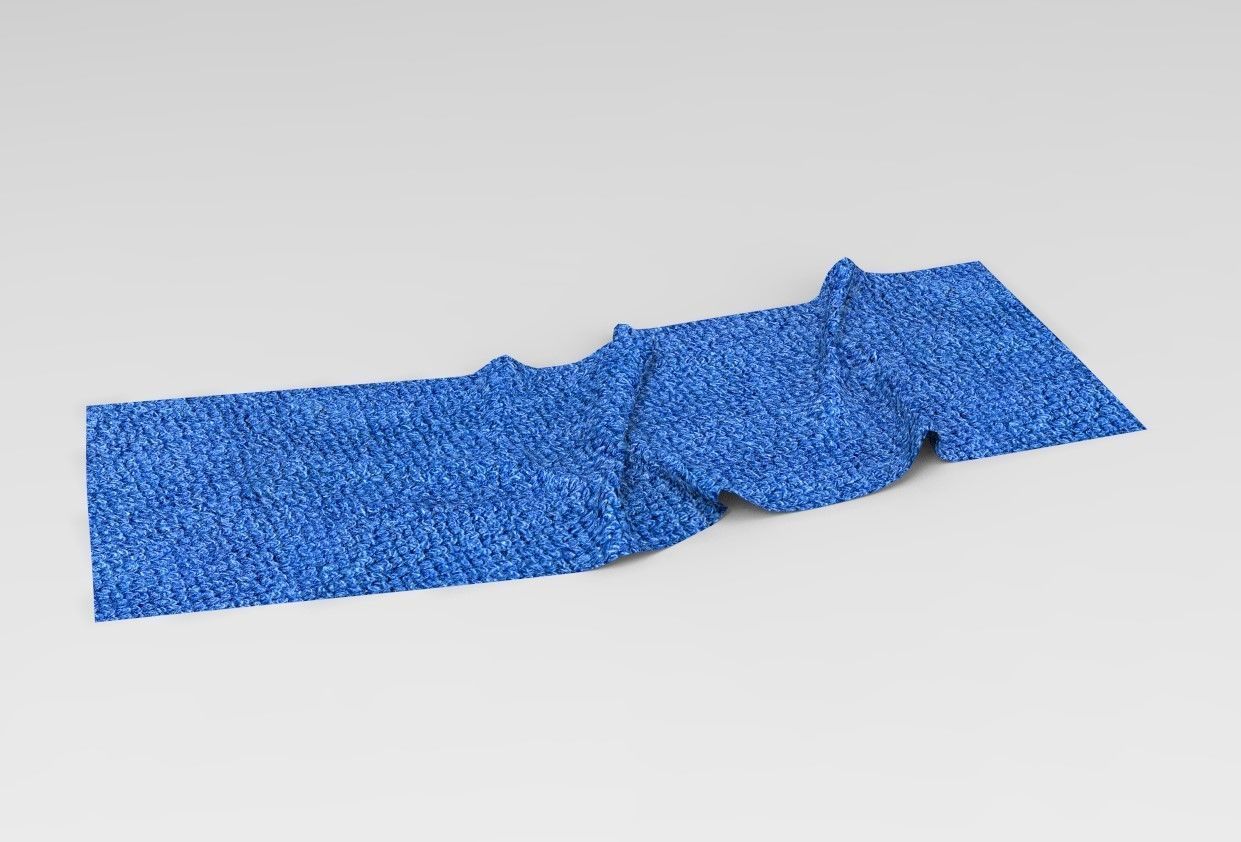 Set 5 in 1 Cloth 5 Low-poly 3D model_5