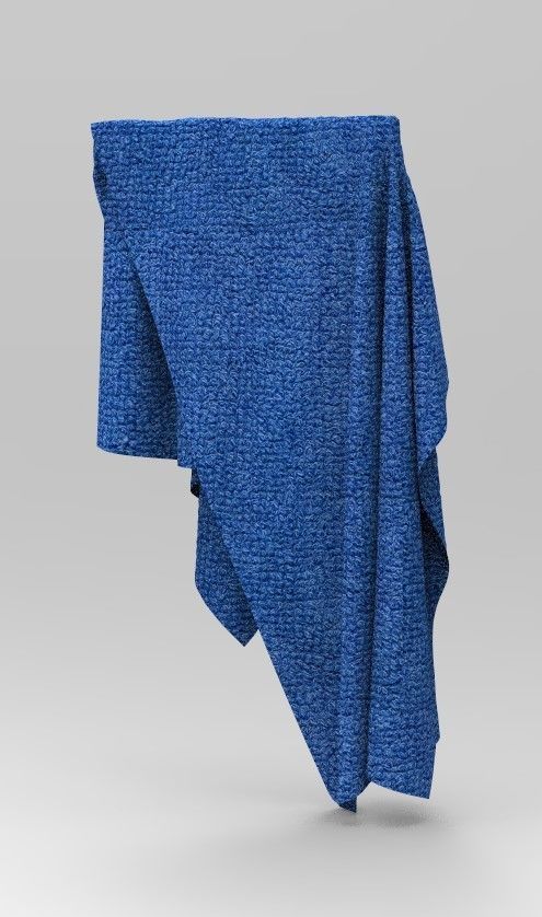 Set 5 in 1 Cloth 5 Low-poly 3D model_12