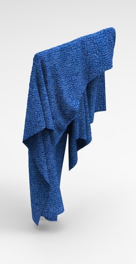 Set 5 in 1 Cloth 5 Low-poly 3D model_2