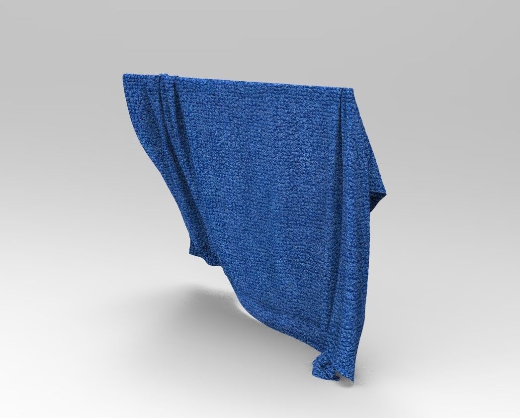 Set 5 in 1 Cloth 5 Low-poly 3D model_17