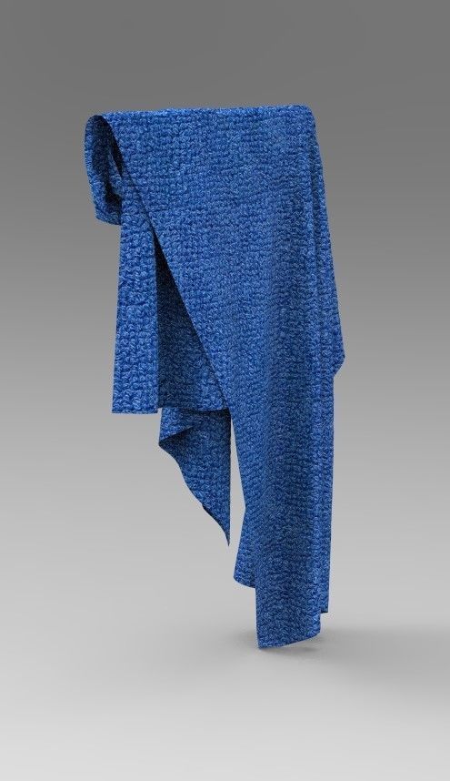 Set 5 in 1 Cloth 5 Low-poly 3D model_11