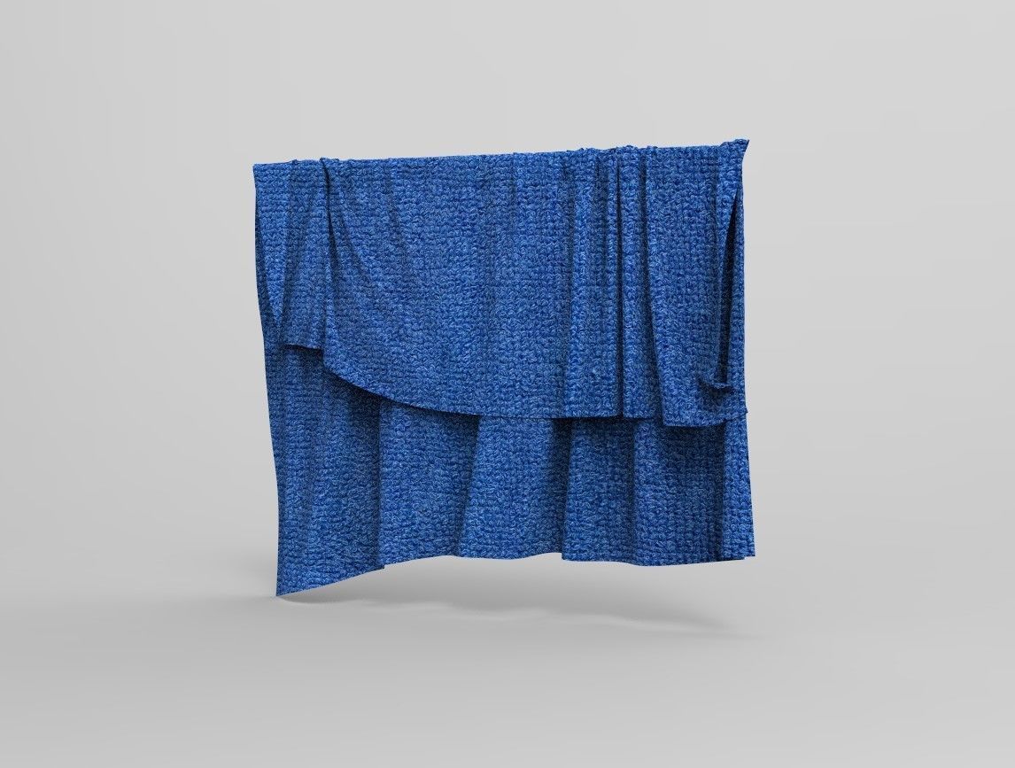 Set 5 in 1 Cloth 5 Low-poly 3D model_22