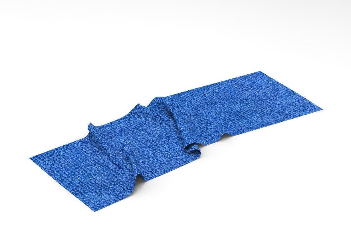 Set 5 in 1 Cloth 5 Low-poly 3D model_30