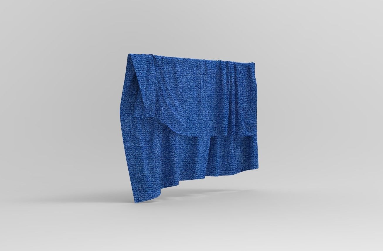 Set 5 in 1 Cloth 5 Low-poly 3D model_23