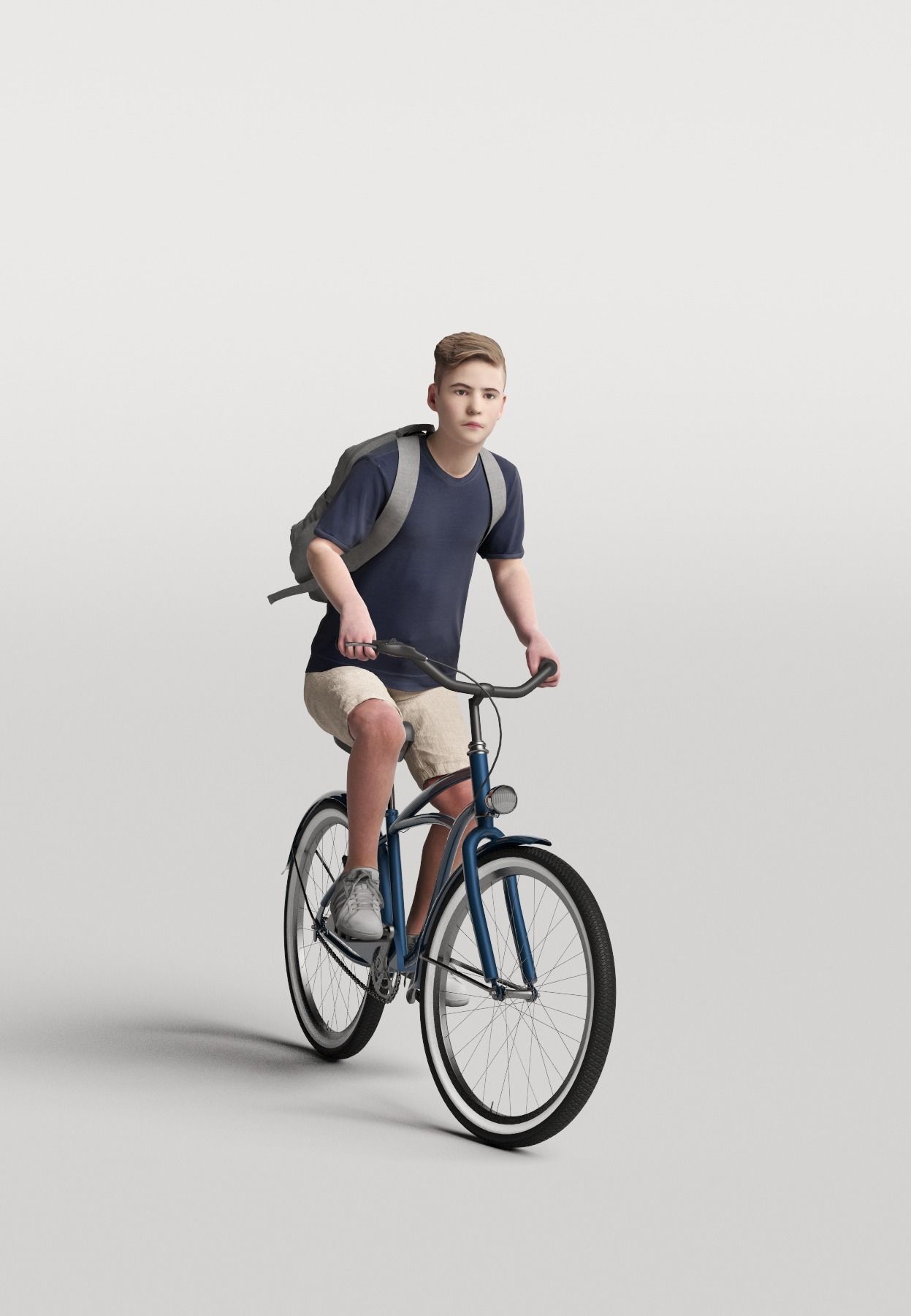 Humano 20-Collection 07 -  BIKES PEOPLE - 20x 3D models  3D model_6