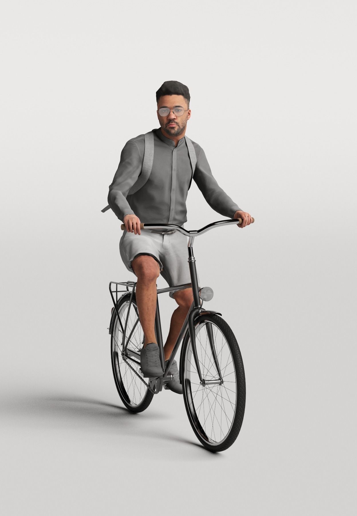 Humano 20-Collection 07 -  BIKES PEOPLE - 20x 3D models  3D model_19