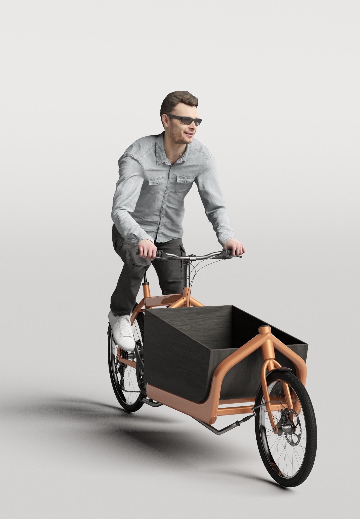 Humano 20-Collection 07 -  BIKES PEOPLE - 20x 3D models  3D model_10