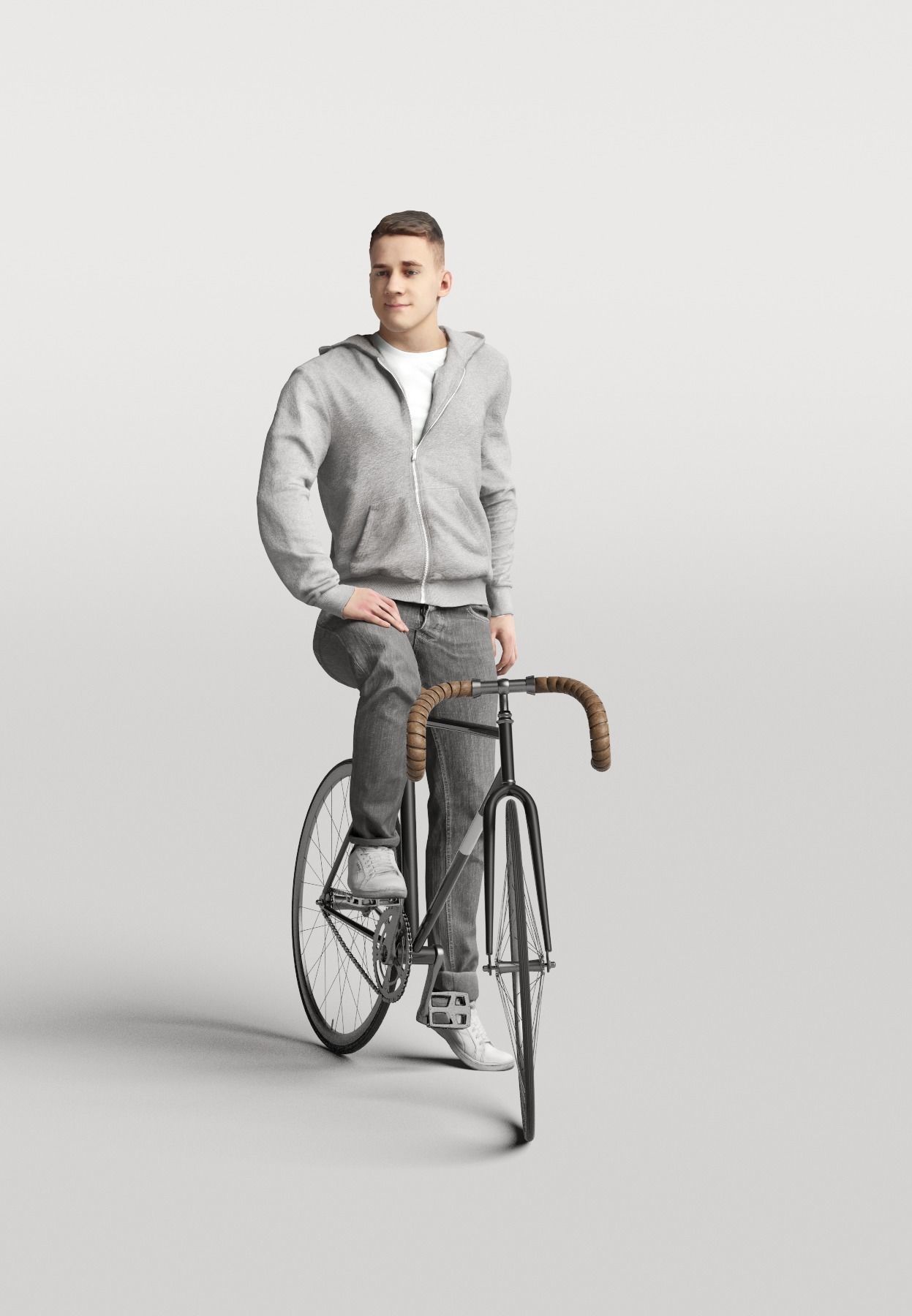 Humano 20-Collection 07 -  BIKES PEOPLE - 20x 3D models  3D model_11