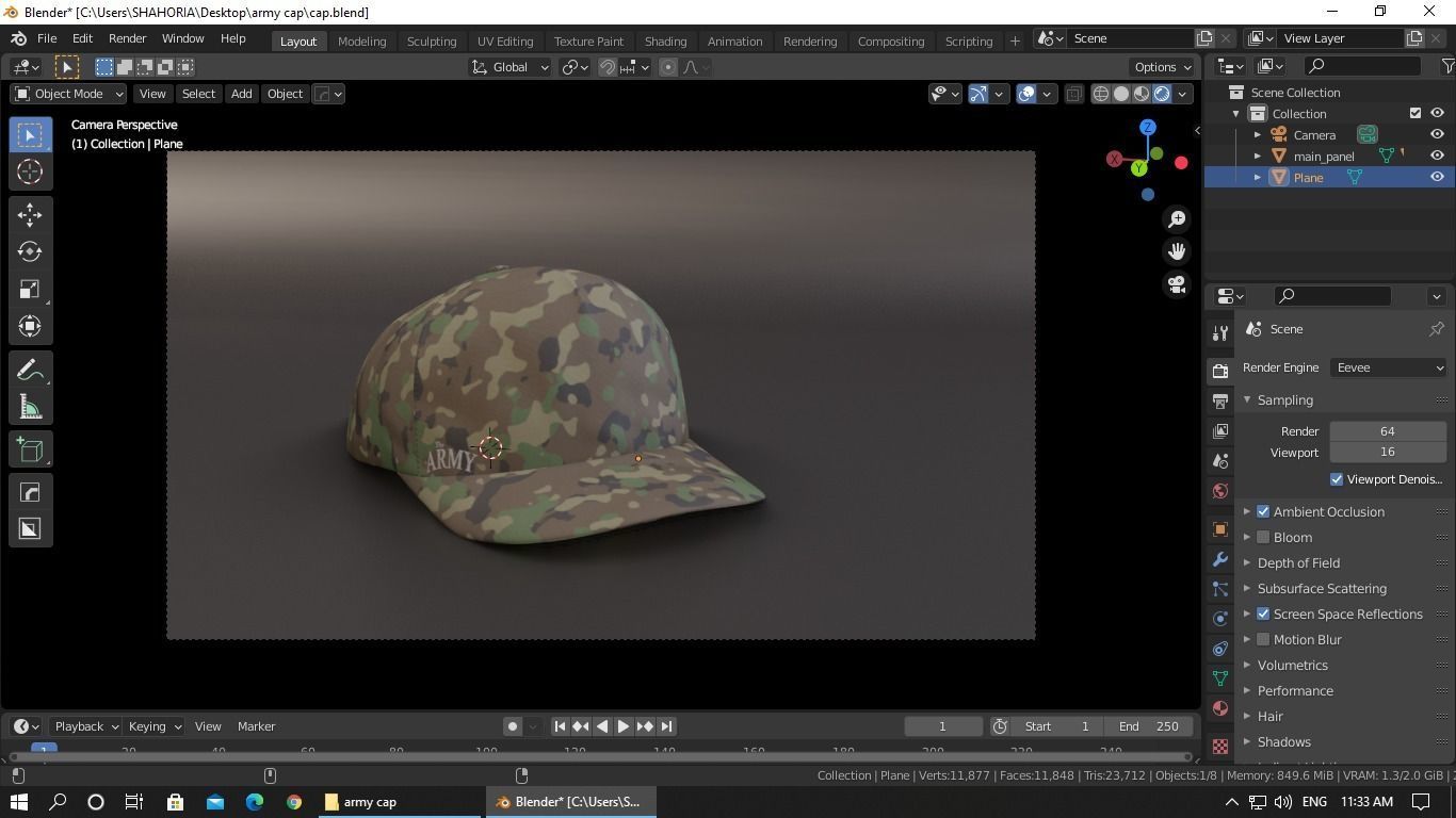 Cap-Hat 3D model_24