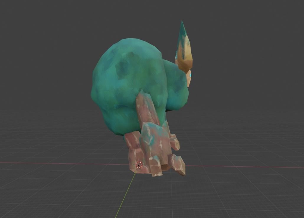 Low Poly Ancient Treant Rigged and Game Ready Low-poly 3D model_17