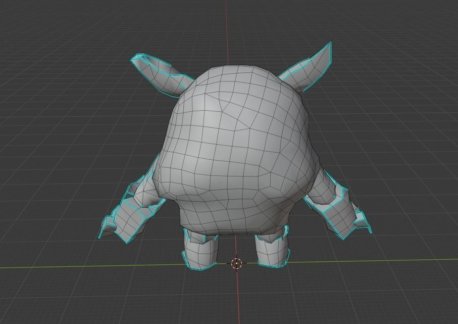 Low Poly Ancient Treant Rigged and Game Ready Low-poly 3D model_3