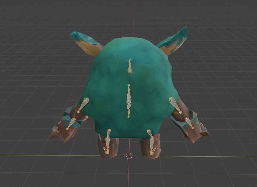 Low Poly Ancient Treant Rigged and Game Ready Low-poly 3D model_7