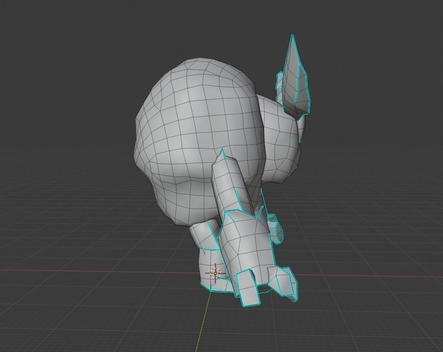 Low Poly Ancient Treant Rigged and Game Ready Low-poly 3D model_4