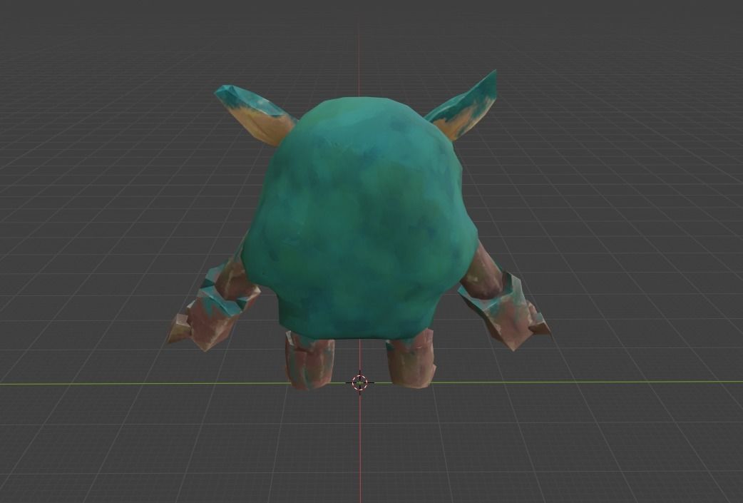 Low Poly Ancient Treant Rigged and Game Ready Low-poly 3D model_16