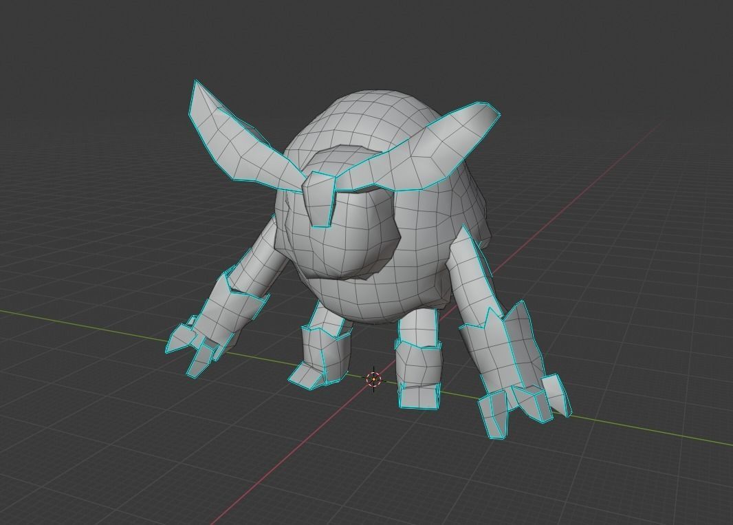 Low Poly Ancient Treant Rigged and Game Ready Low-poly 3D model_2