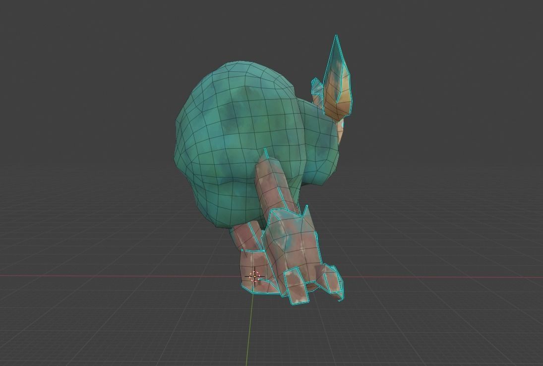 Low Poly Ancient Treant Rigged and Game Ready Low-poly 3D model_21