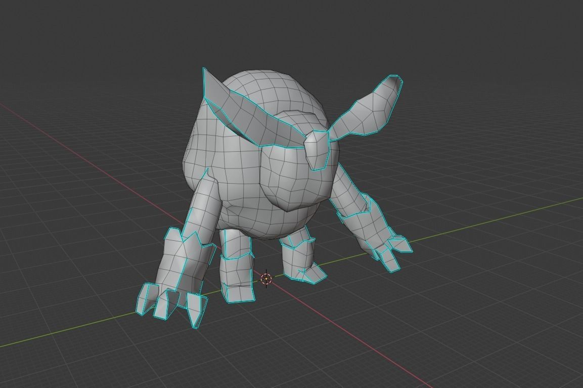 Low Poly Ancient Treant Rigged and Game Ready Low-poly 3D model_22