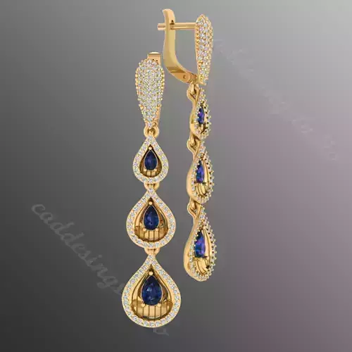 earrings sp6 3D print model