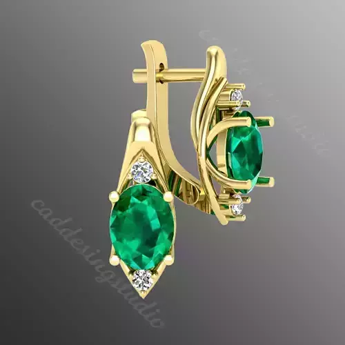 earrings op3 3D print model