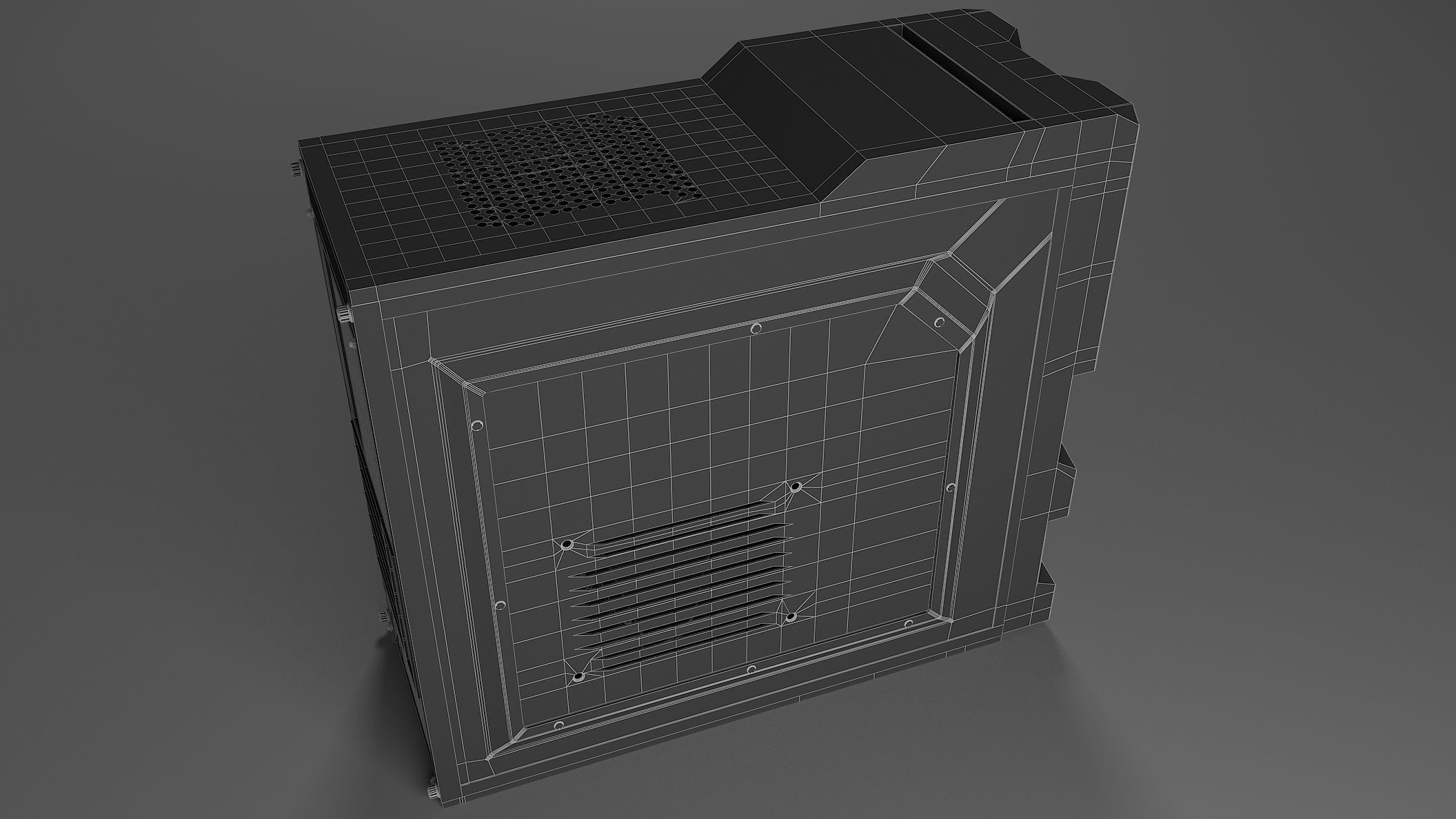 Cooler master Mid Tower Gaming Cabinet  3D model_6