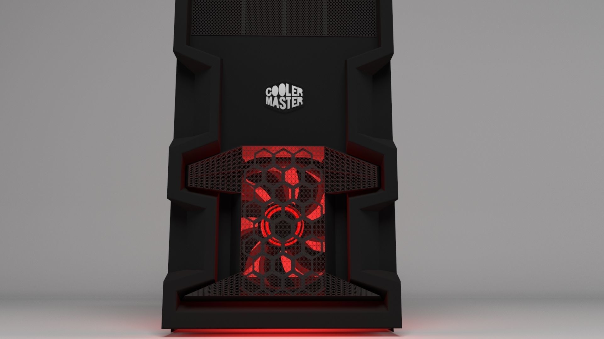 Cooler master Mid Tower Gaming Cabinet  3D model_4