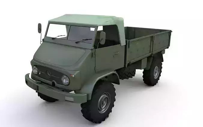 Mercedes Unimog S 404 1955 3D model