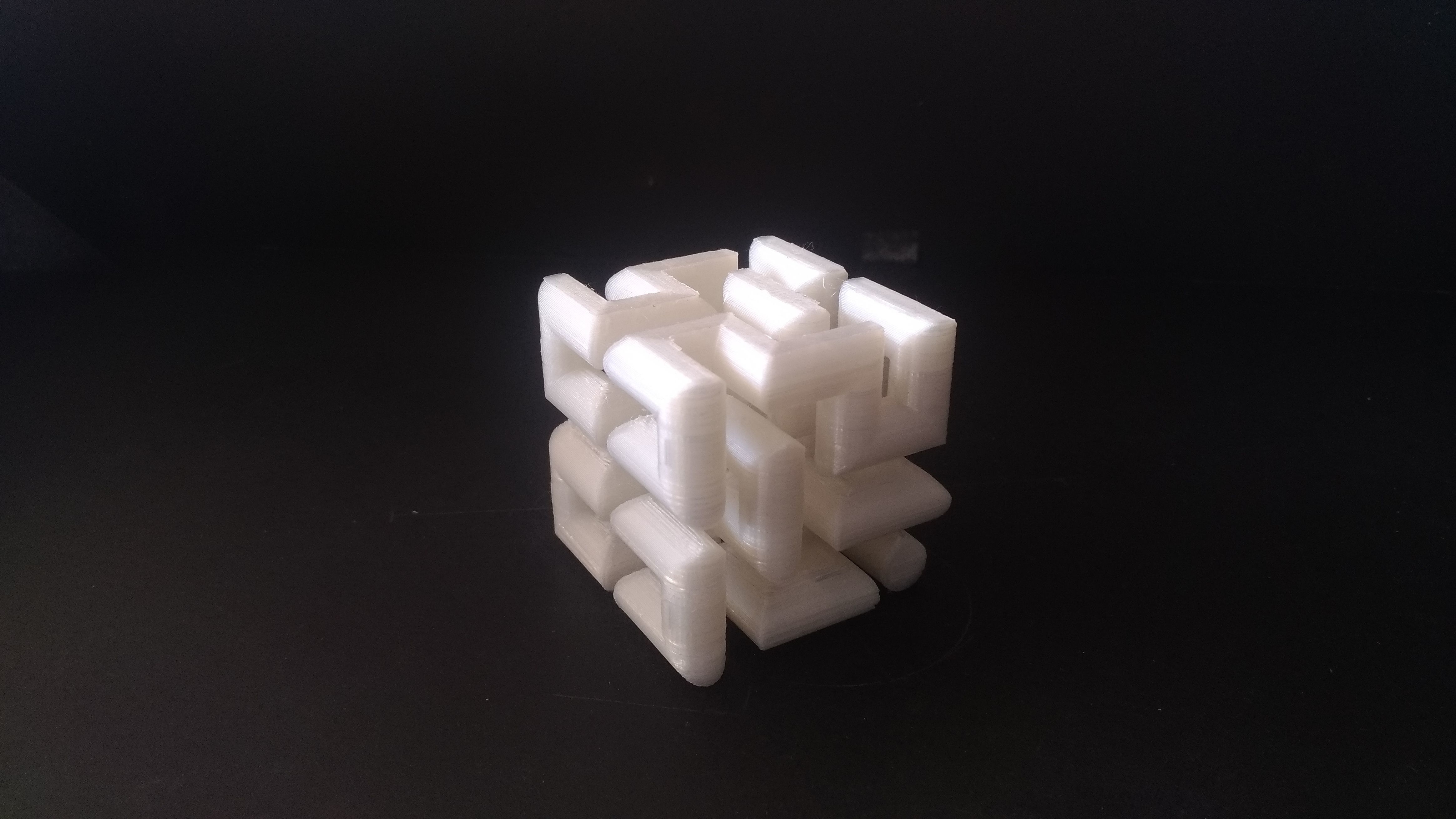 Hilbert Cube 3D print model_4