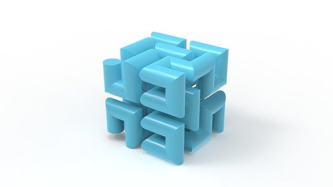 Hilbert Cube 3D print model