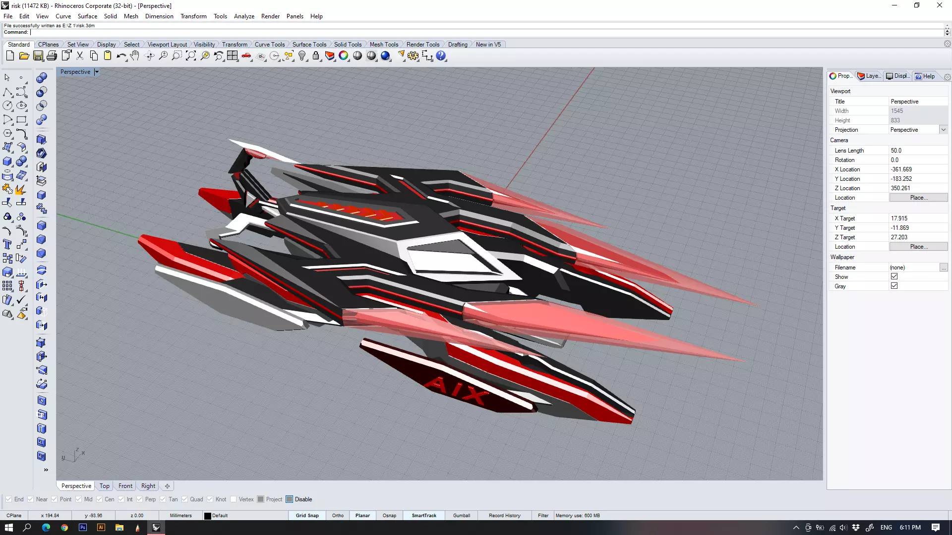 Risk Strom Sci-fi Laser Tank model 3D print model