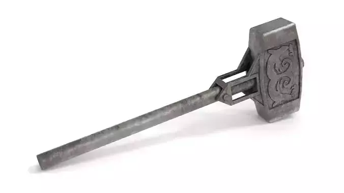 Metal Hammer Low-poly 3D model