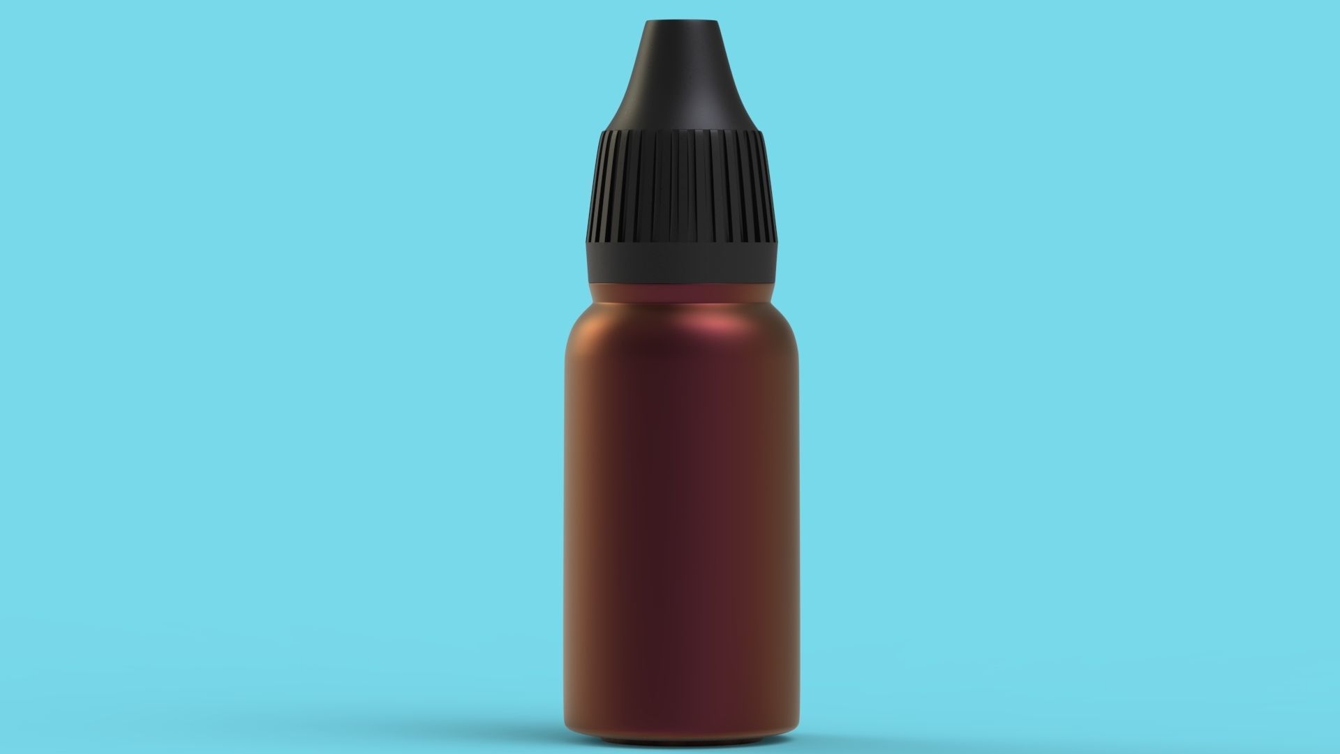 jar bottle dropper for liquid 15 ml free 3D model_2