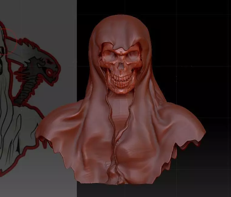 La Muerte - Skull 3D model