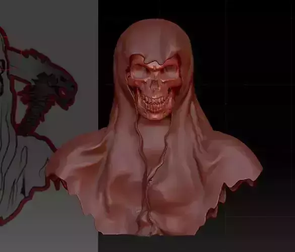 La Muerte - Skull 3D model