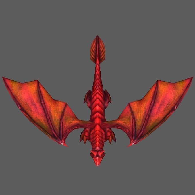 Dragon Low-poly 3D model_19