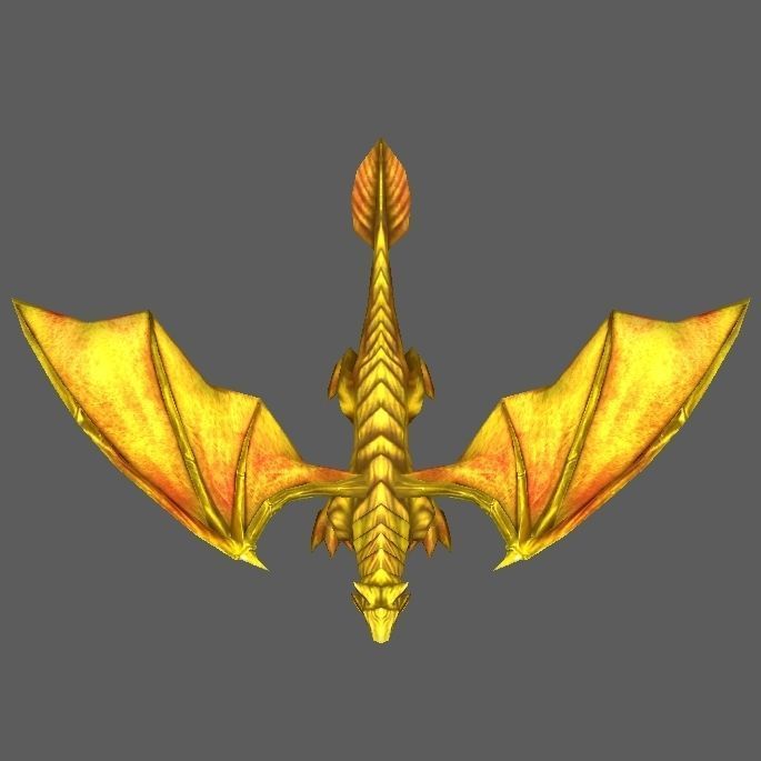 Dragon Low-poly 3D model_11