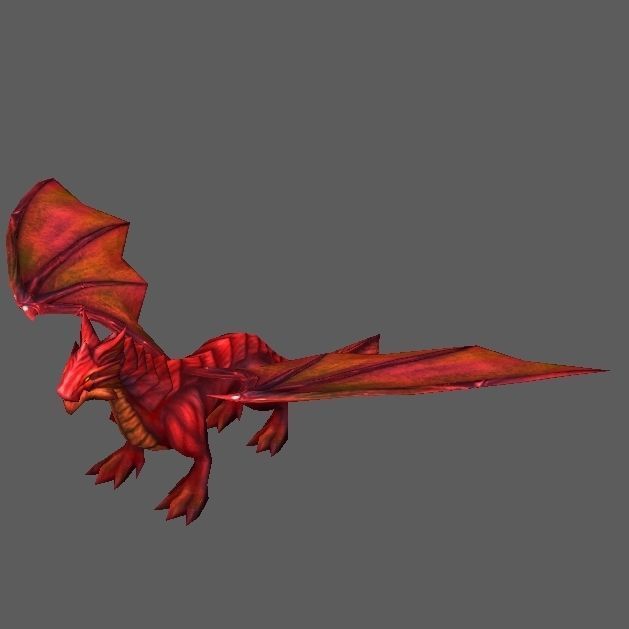 Dragon Low-poly 3D model_16