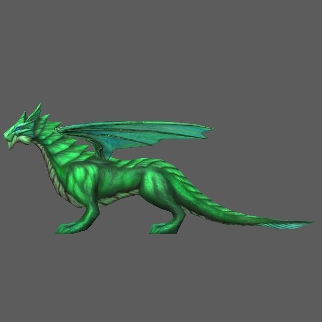 Dragon Low-poly 3D model_14